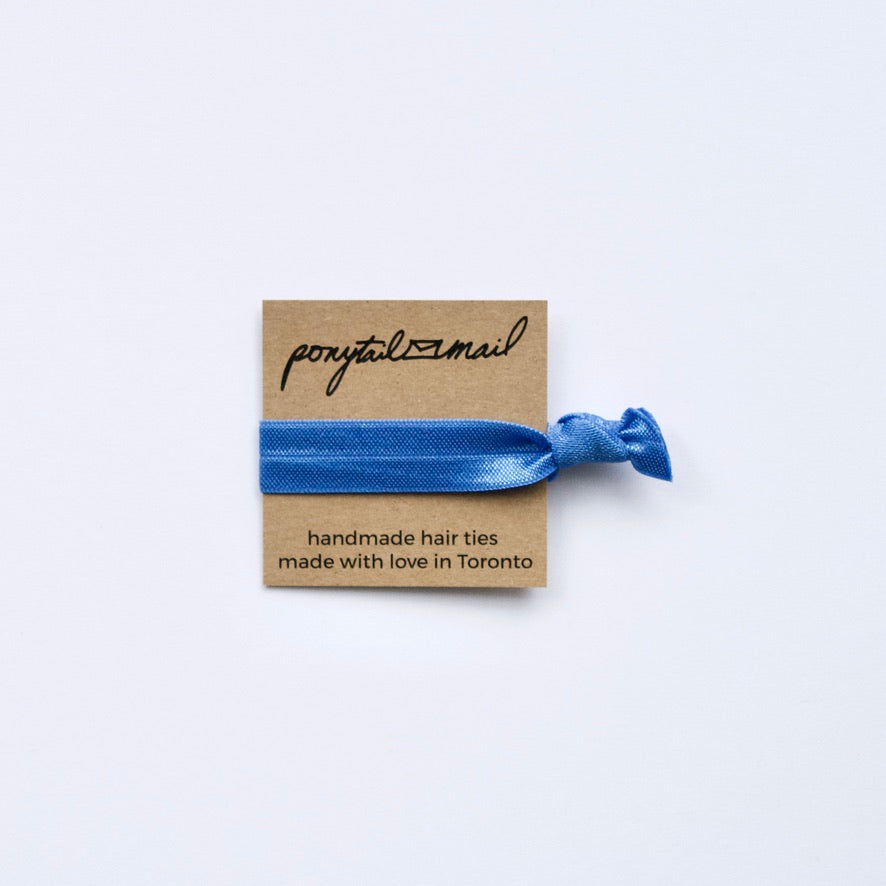 Single Hair Tie by Ponytail Mail in Royal Blue